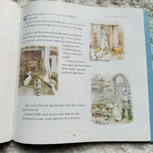 PETER RABBIT'S GIANT STORYBOOK HARDCOVER 1999, FIRST ED, 12" x 12" x 1" - Picture 4 of 6